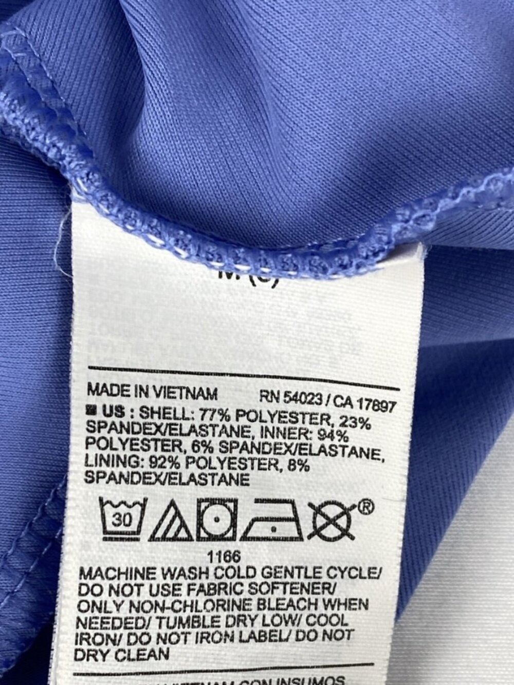 Old Navy Active Powersoft Tank Dress Built in Shorts Girls Size M 8 Blue/White - Picture 5 of 14